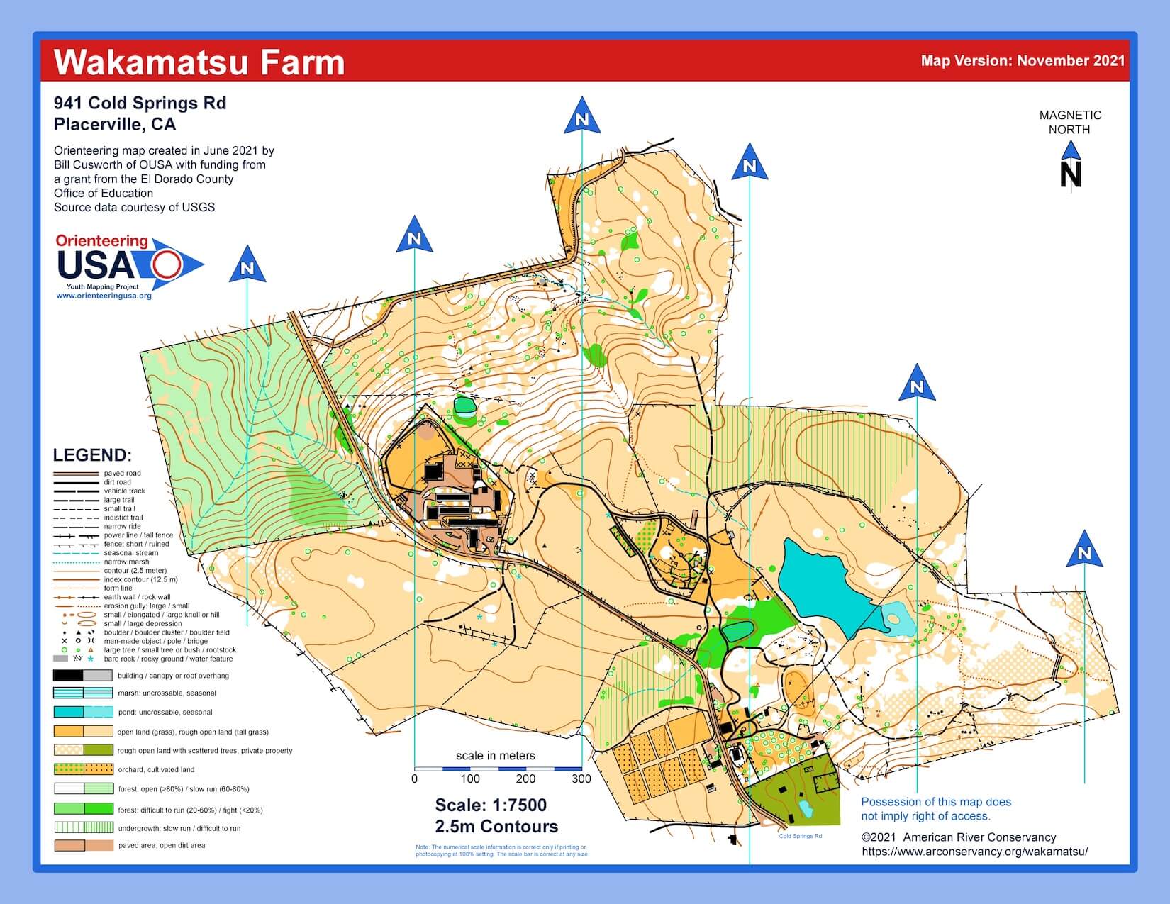 YMP January Map of the Month - Orienteering USA