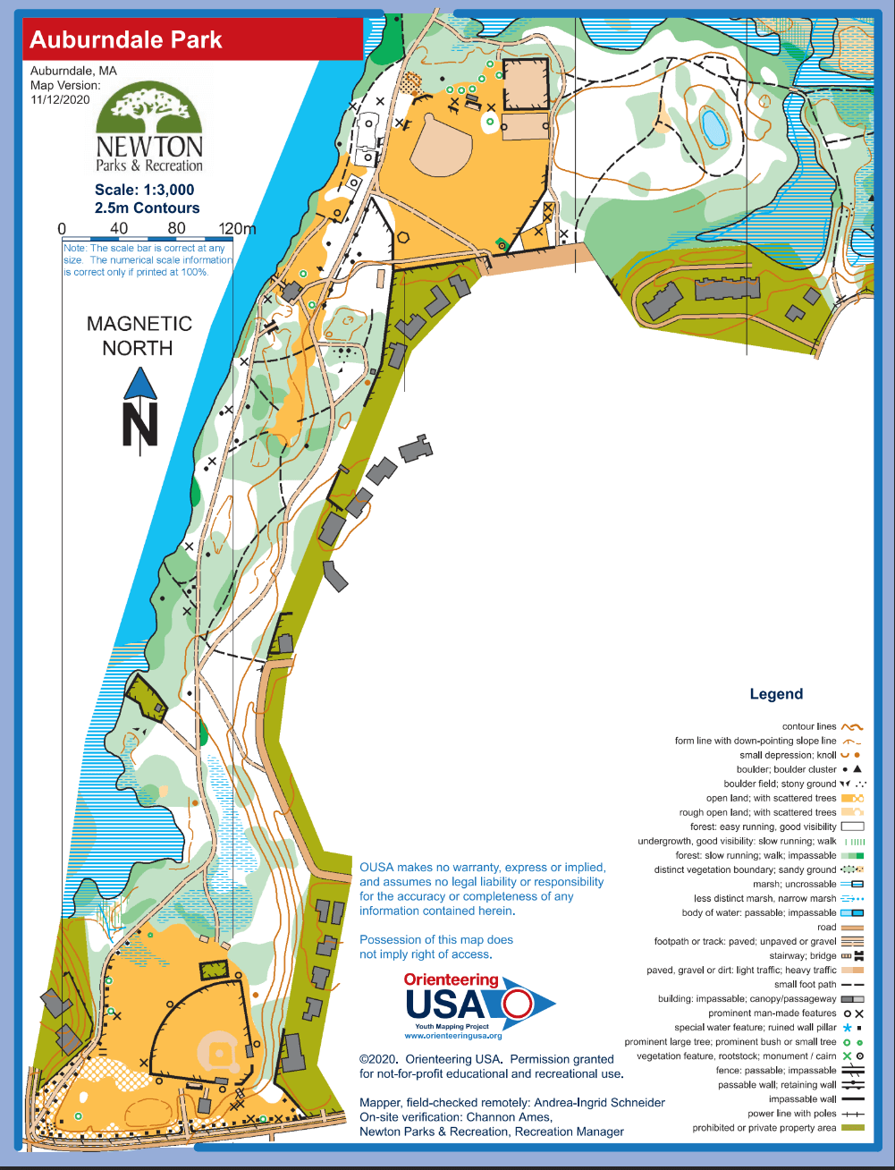 YMP September Map of the Month - Orienteering USA